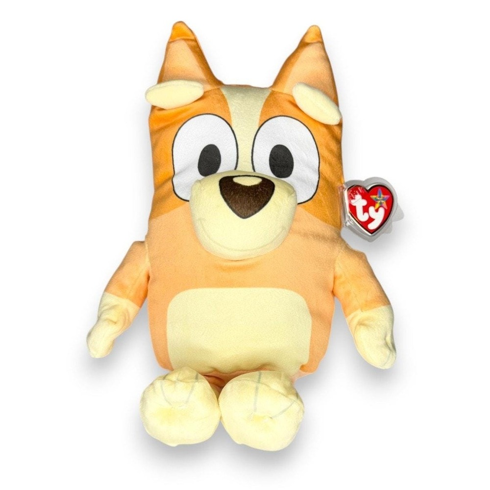 Bingo from Bluey | Little Orange Adventurer | Mint Heart Tag TY Beanie Buddy